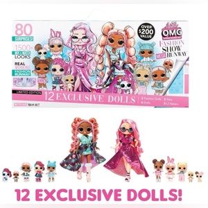 Lol Surprise Fashion Show Mega Runway Playset with 80 surprises, 1500 mix/match